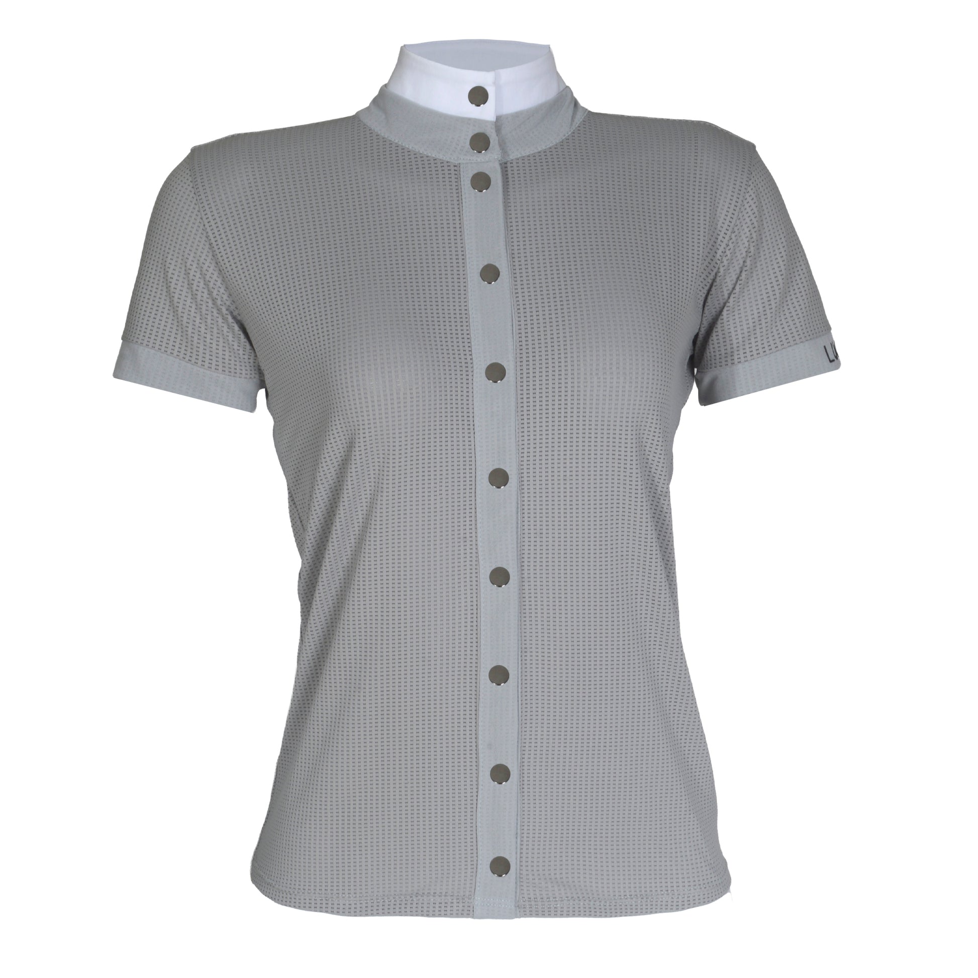 Blusa Prova Hipismo Sport Air SS Platina - Lucky_U Riders