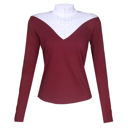 Blusa Prova Hipismo VNeck LS Port Royale - Lucky_U Riders