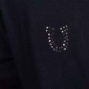 Blusa Prova Hipismo VNeck LS Preta - Lucky_U Riders