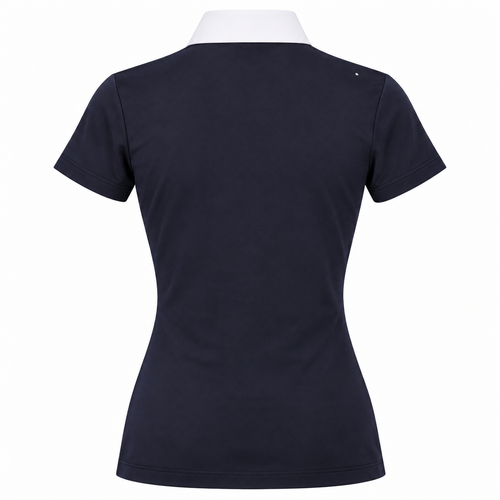 Blusa Prova Hipismo Fireworks SS Swarovski Marinho