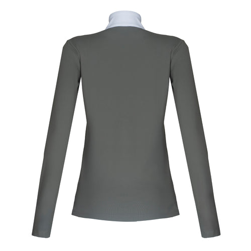 Blusa Prova Hipismo Laser Sleeve LS Carvão