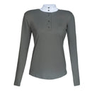 Blusa Prova Hipismo Laser Sleeve LS Carvão