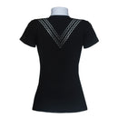 Blusa Prova Hipismo Laser Sleeve SS Preta