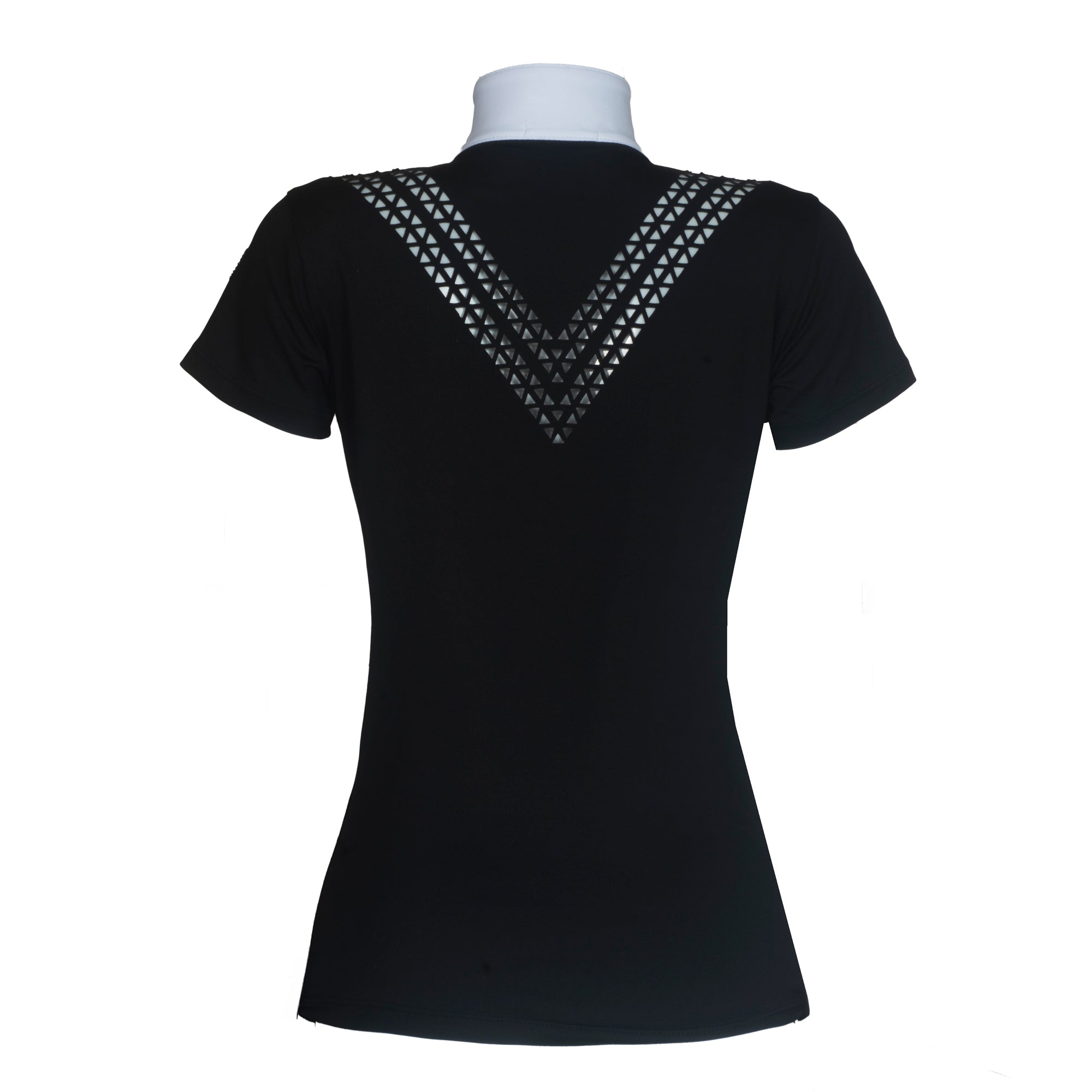 Blusa Prova Hipismo Laser Sleeve SS Preta