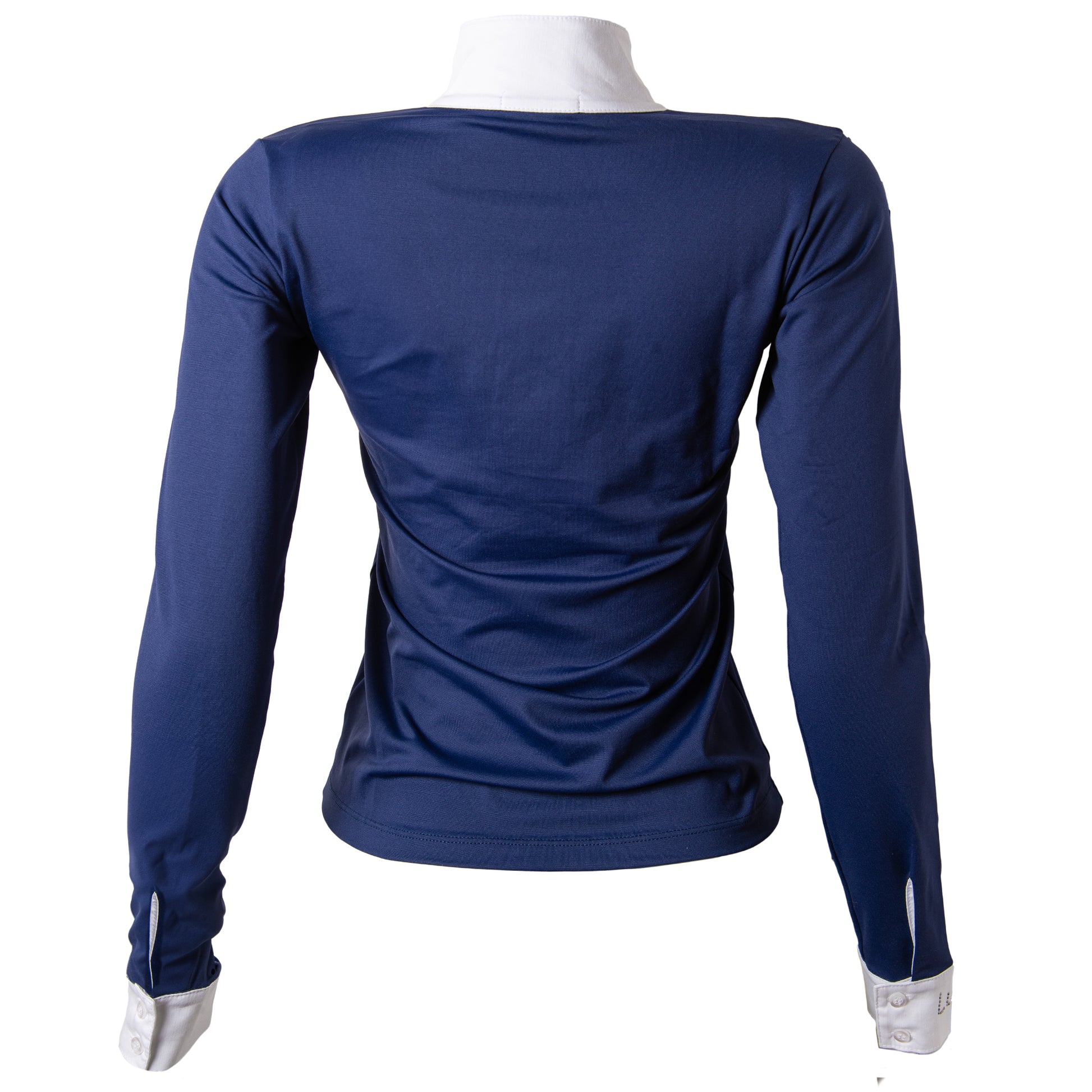 Blusa Prova Hipismo Lucky Classic LS Marinho - Lucky_U Riders