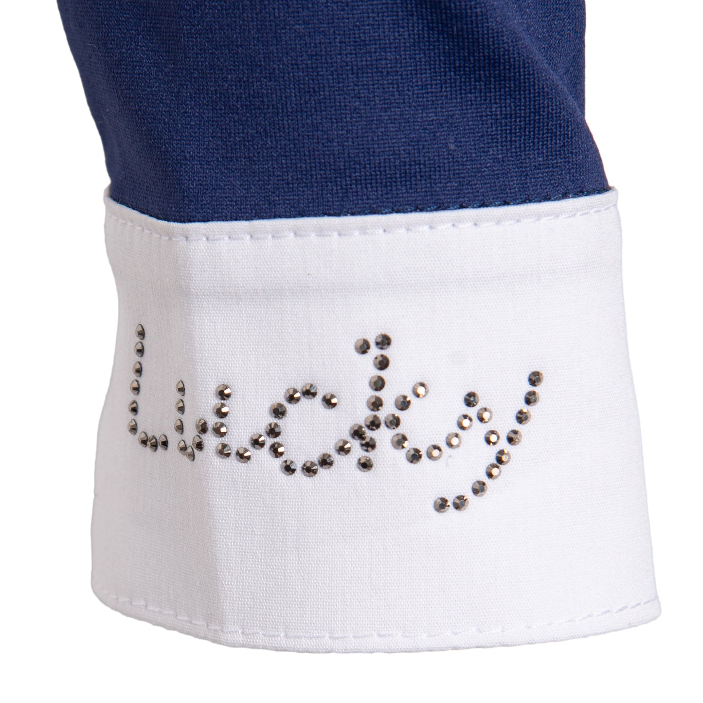 Blusa Prova Hipismo Lucky Classic LS Marinho - Lucky_U Riders