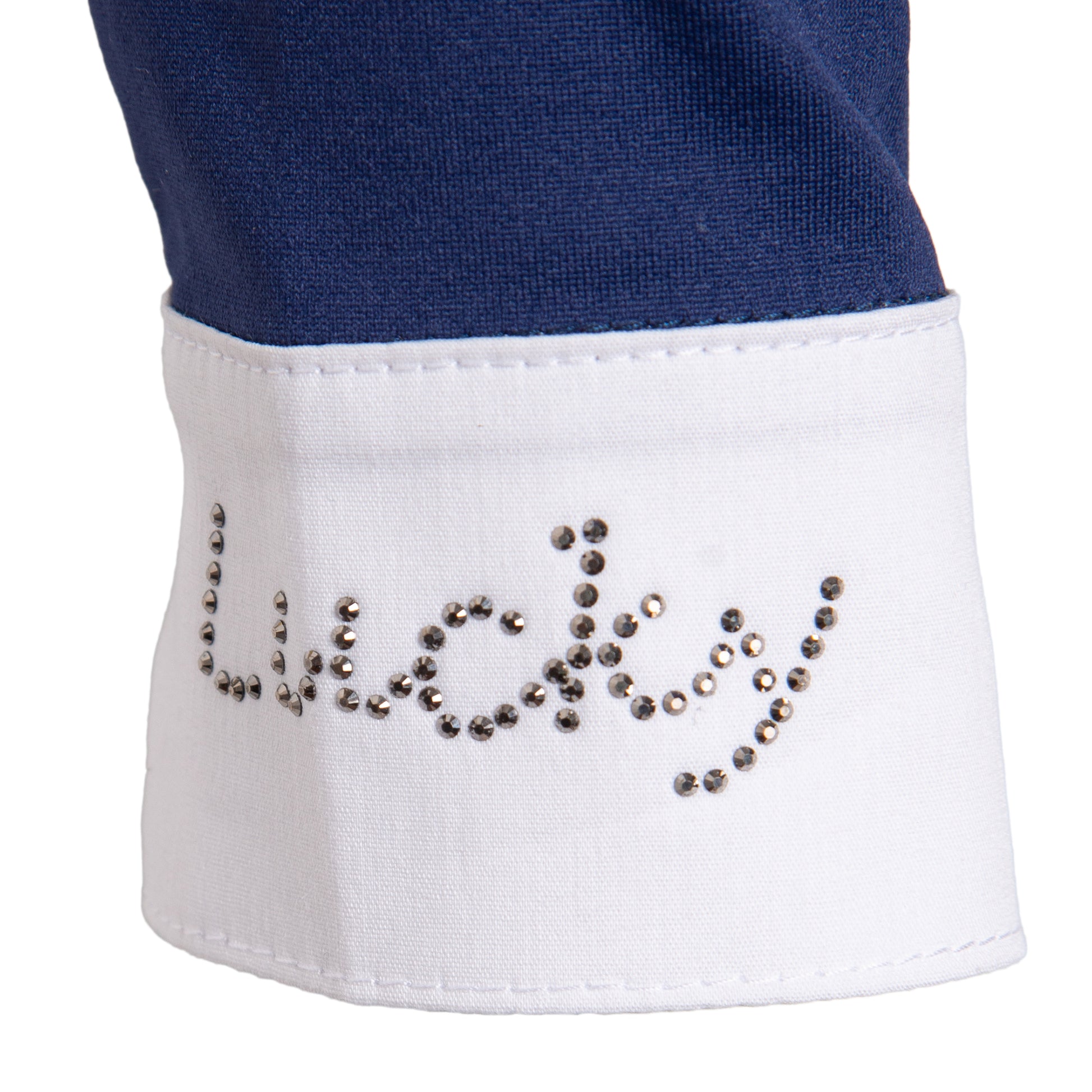 Blusa Prova Hipismo Lucky Classic LS Marinho - Lucky_U Riders