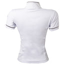 Blusa Prova Hipismo Lucky Details SS Branca e Preta