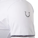 Blusa Prova Hipismo Lucky Details SS Branca e Preta