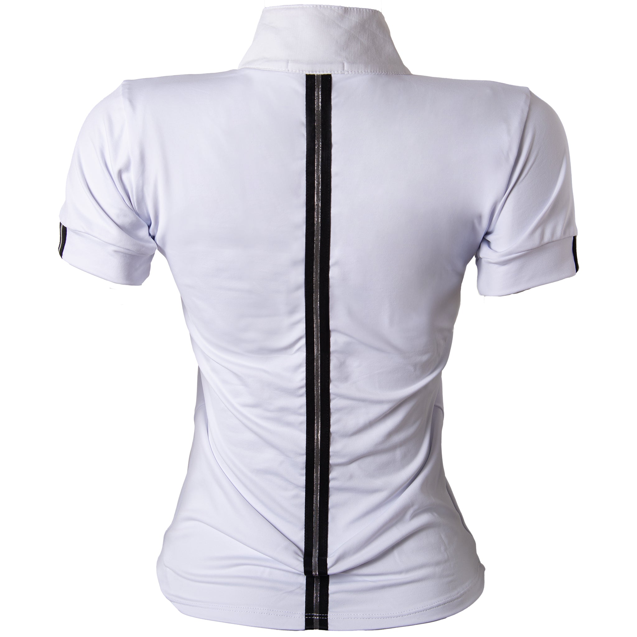 Blusa Prova Hipismo Lucky Elastic Infantil Branca