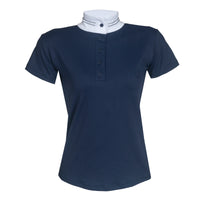 Blusa Prova Hipismo Lucky Shoe SS Marinho