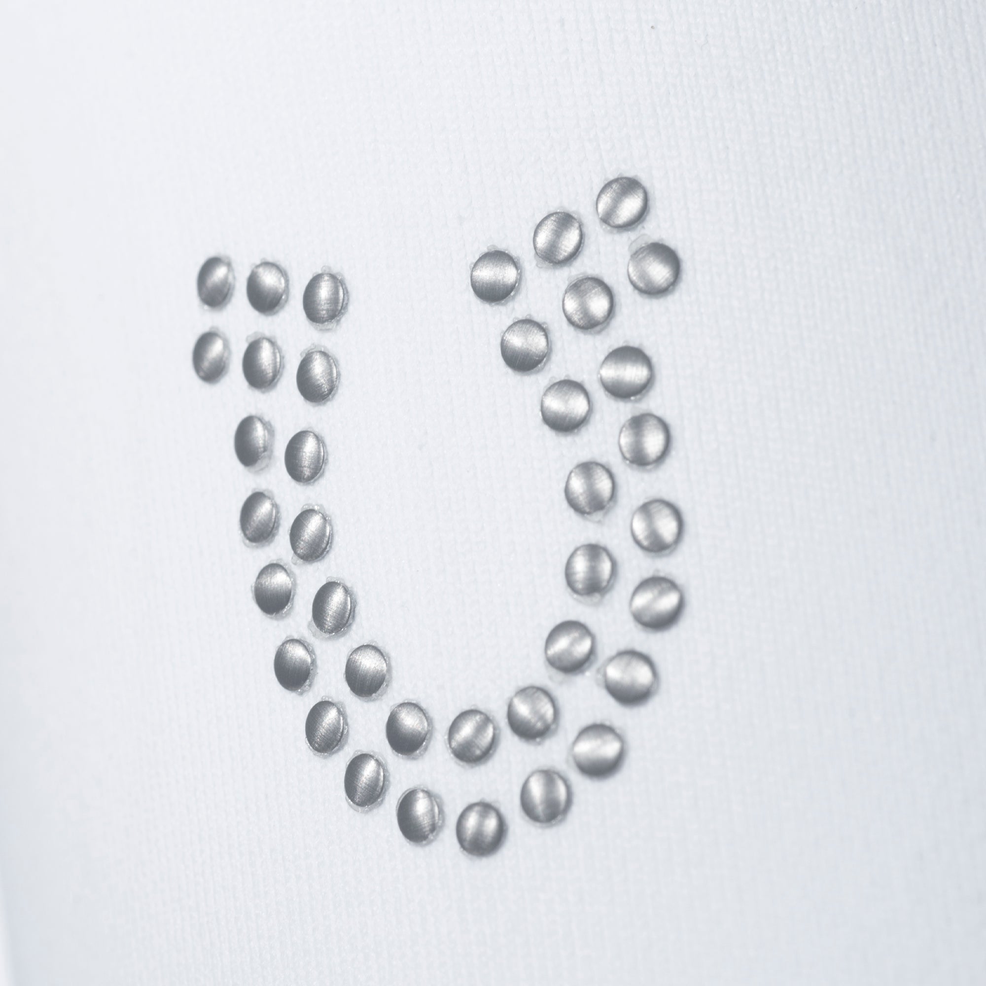 Blusa Prova Hipismo Military Sparkle LS Infantil Branca