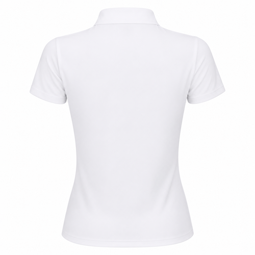 Blusa Prova Hipismo New Arch SS Infantil Branca e Marinho
