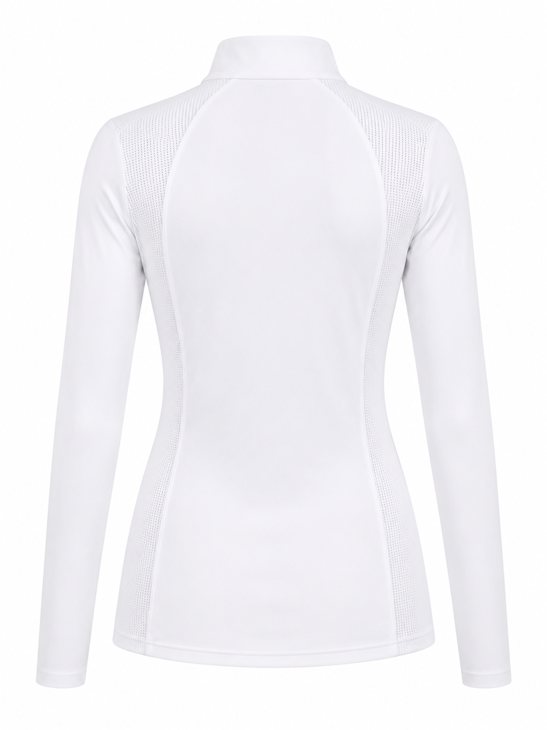 Blusa Prova Hipismo New Basic Jump LS Infantil Branca