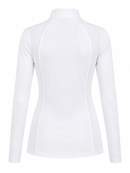Blusa Prova Hipismo New Basic Jump LS Infantil Branca