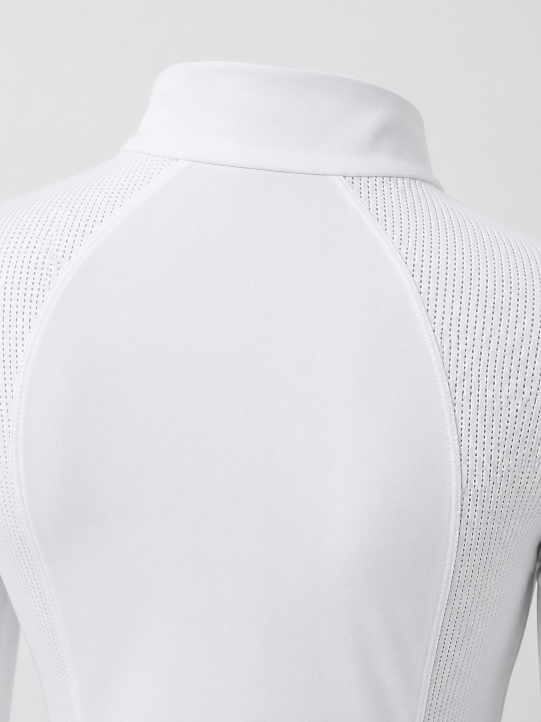 Blusa Prova Hipismo New Basic Jump LS Branca