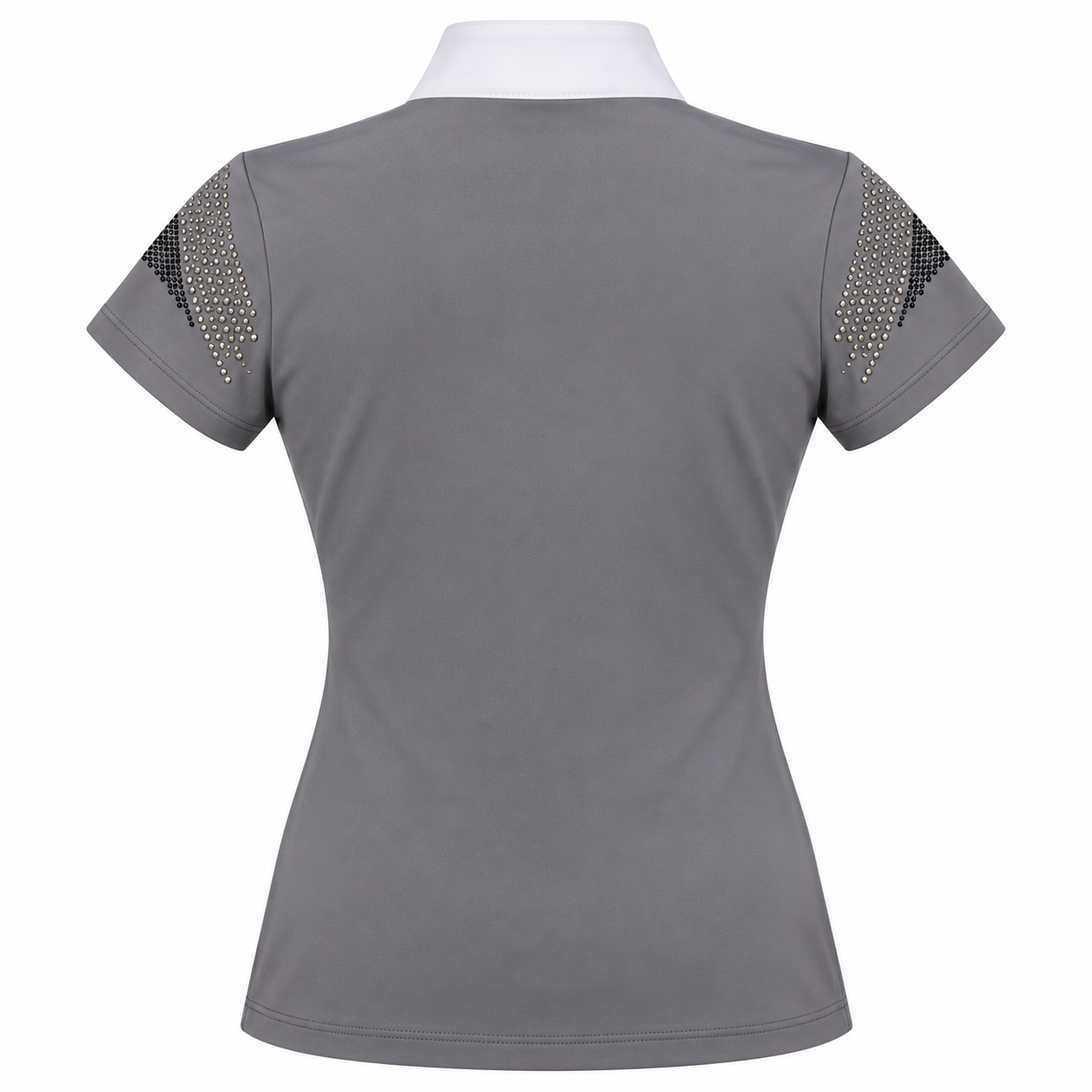 Blusa Prova Hipismo New Shoulder Sparkle Carvão