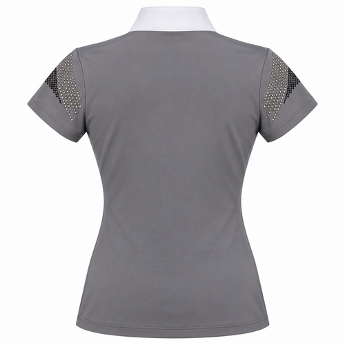 Blusa Prova Hipismo New Shoulder Sparkle Carvão