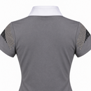 Blusa Prova Hipismo New Shoulder Sparkle Infantil Carvão