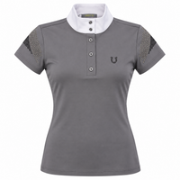 Blusa Prova Hipismo New Shoulder Sparkle Carvão