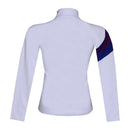 Blusa Prova Hipismo Royal Lucky LS Infantil Branca e Vinho