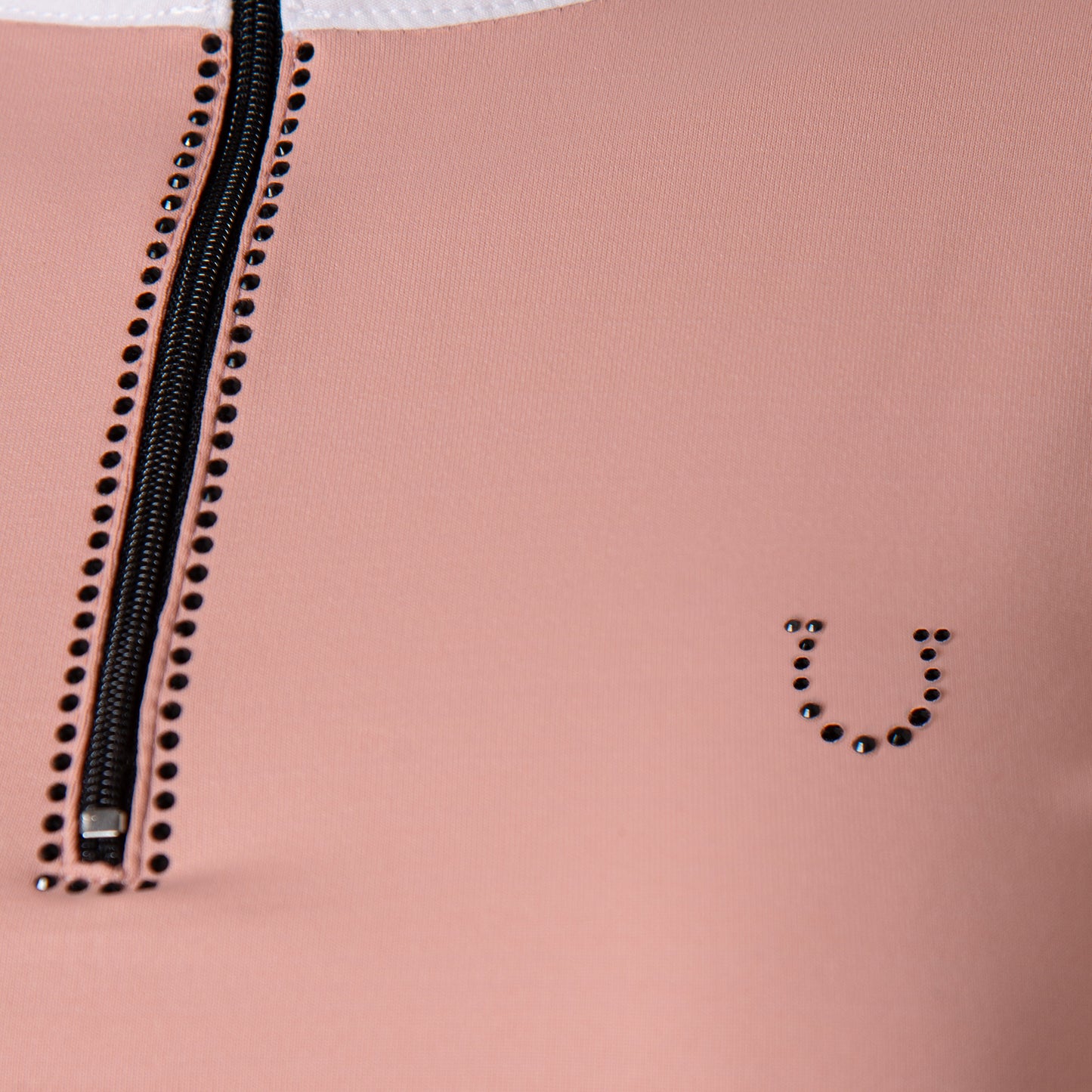 Blusa Prova Hipismo Sparkle Shine LS Infantil Rose
