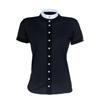 Blusa Prova Hipismo Sport Air SS Preta