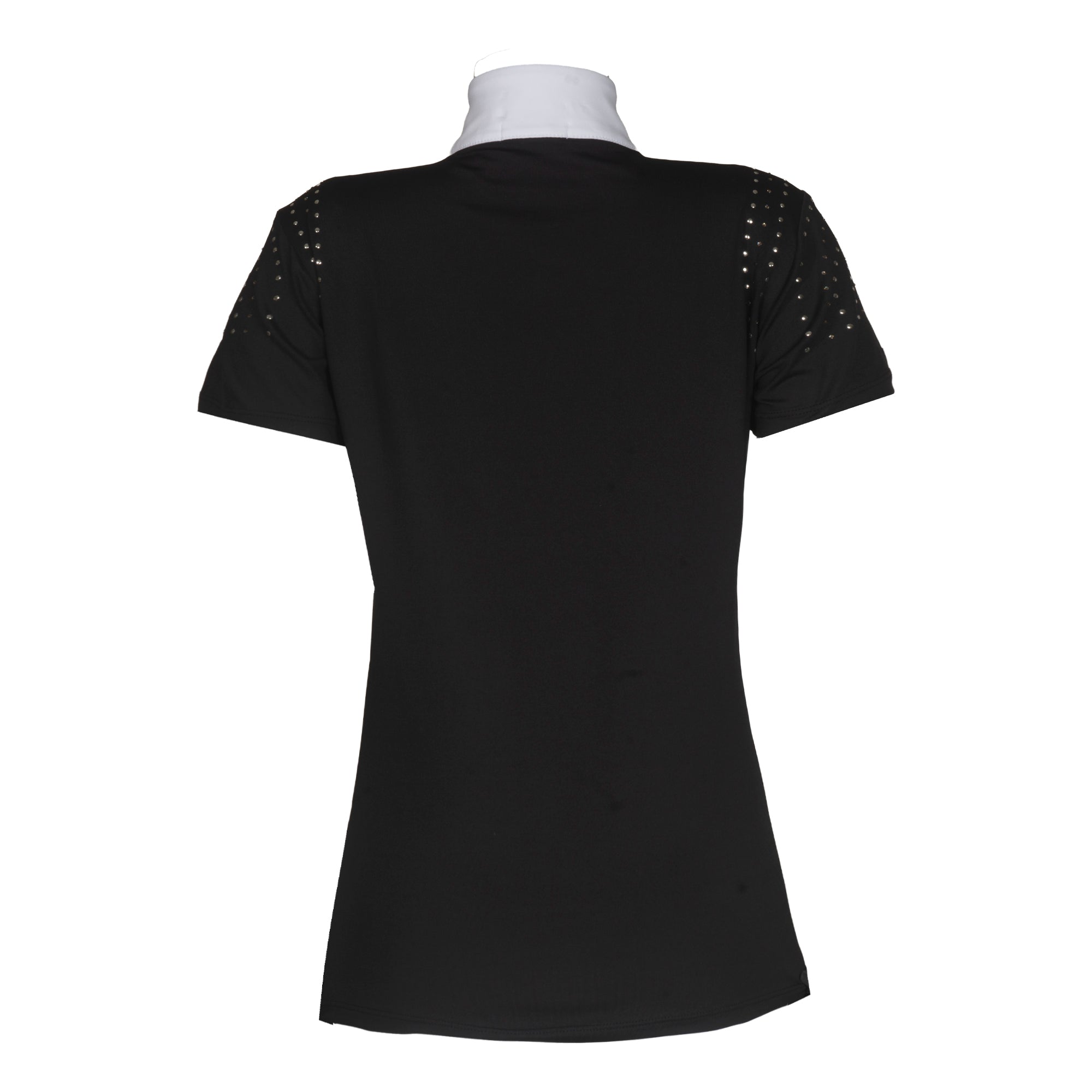 Blusa Prova Hipismo Sunshine Swarovski SS Preta