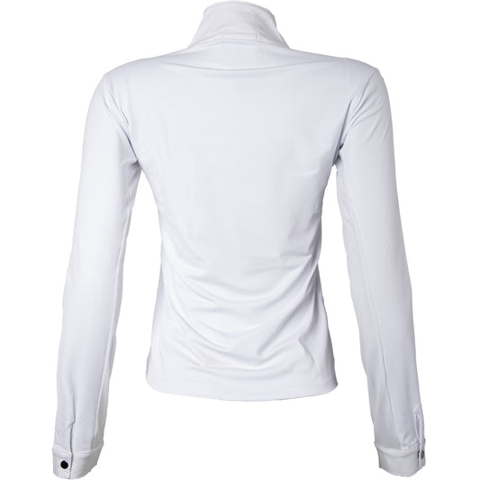 Blusa Prova Hipismo Technique LS Infantil Branca