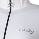 Blusa Prova Hipismo Technique LS Infantil Branca