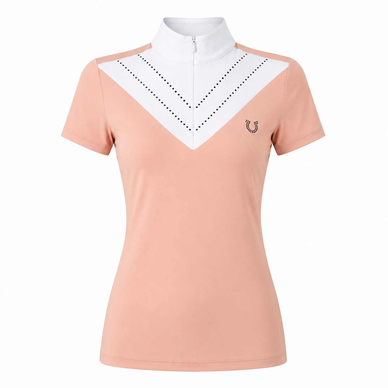 Blusa Prova Hipismo V-Shine SS Rosa