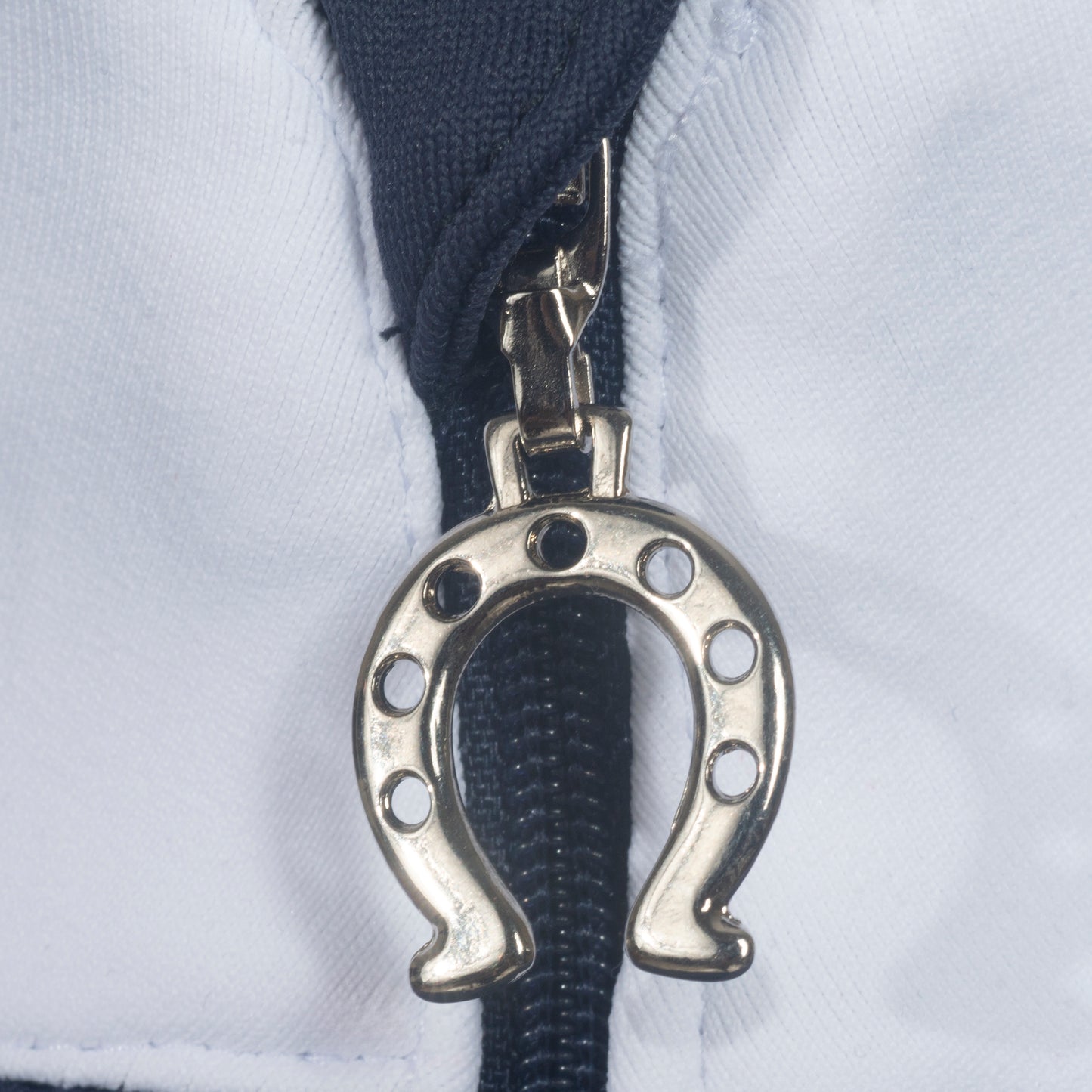 Blusa Prova Hipismo VLook LS Infantil Marinho - Lucky_U Riders