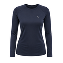 Blusa Treino Hipismo Training Tech Cavalo 3D LS Infantil Marinho