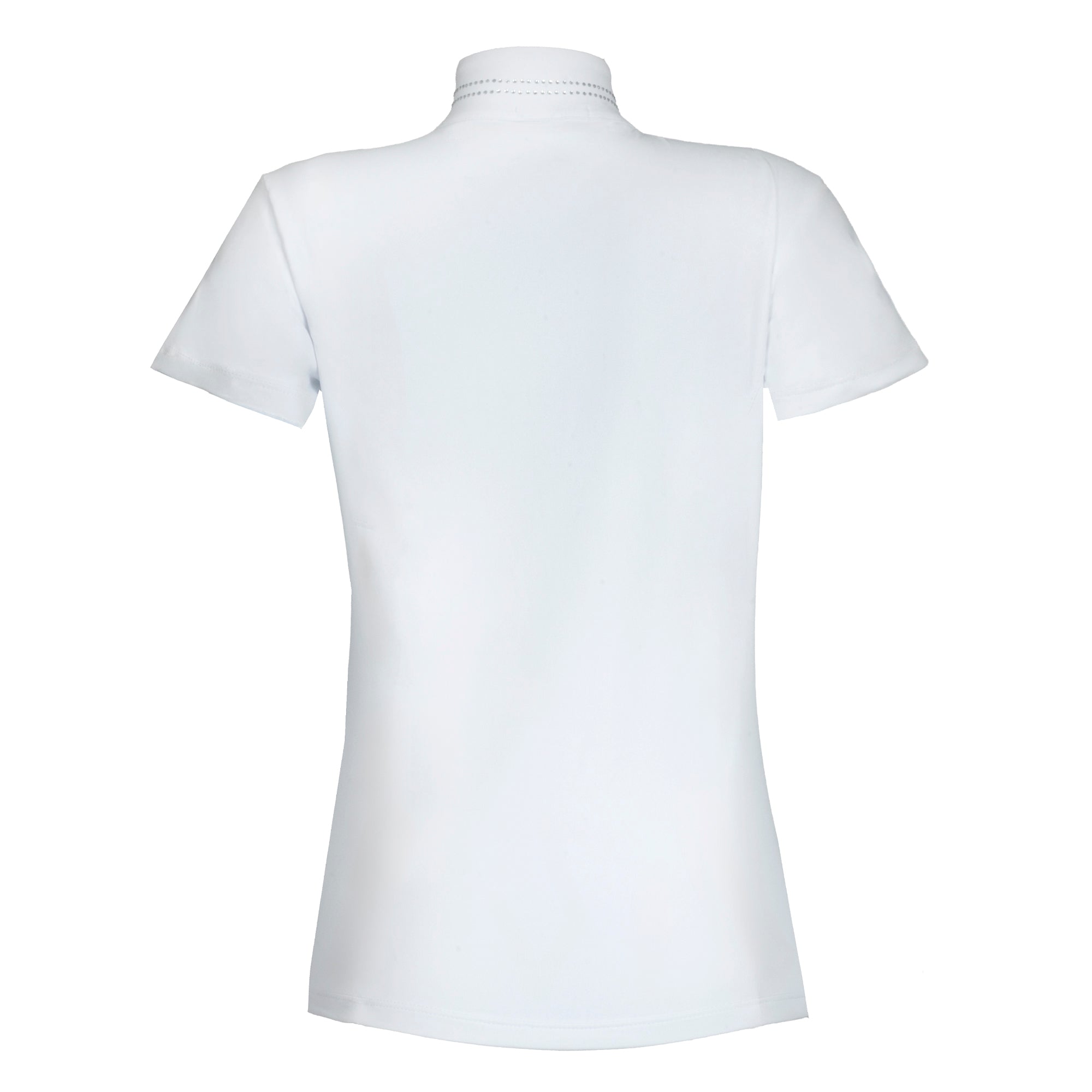 Blusa Prova Hipismo Choker SS Branca