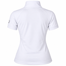 Blusa Prova Hipismo Fireworks SS Swarovski Infantil Branca