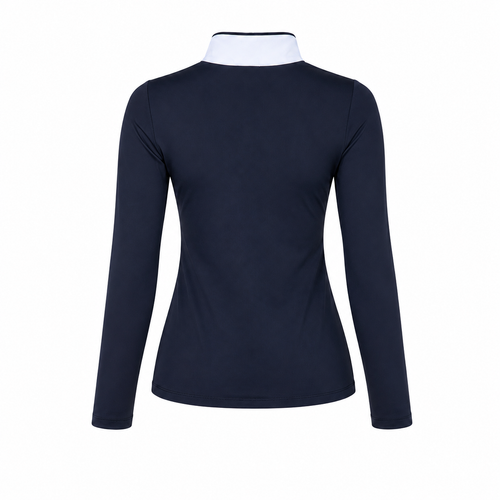 Blusa Prova Hipismo Lucky Shine LS Infantil Marinho