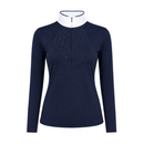 Blusa Prova Hipismo Lucky Shine LS Infantil Marinho