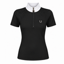 Blusa Prova Hipismo New Basic Jump SS Infantil Preta