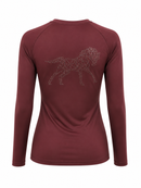 Blusa Treino Hipismo Training Tech Cavalo 3D LS Infantil Barolo