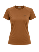 Blusa Treino Hipismo Training Tech Lucky Shoe SS Capuccino