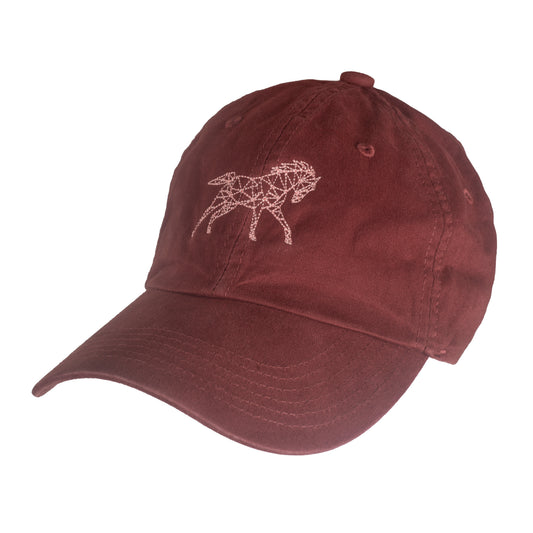 Boné Cavalo 3D Vinho - Lucky_U Riders