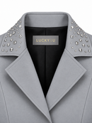 Casaca Classic Chic Competition Jacket Swarovski Cinza