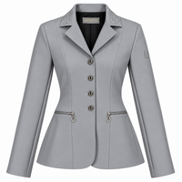 Casaca Classic Chic Competition Jacket Swarovski Cinza