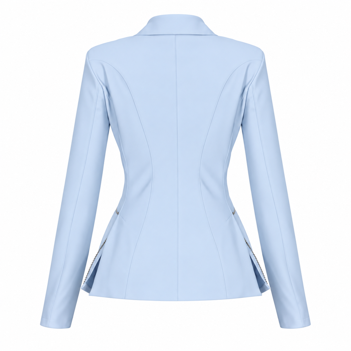 Casaca Classic Chic Competition Jacket Swarovski Infantil Azul Sereno
