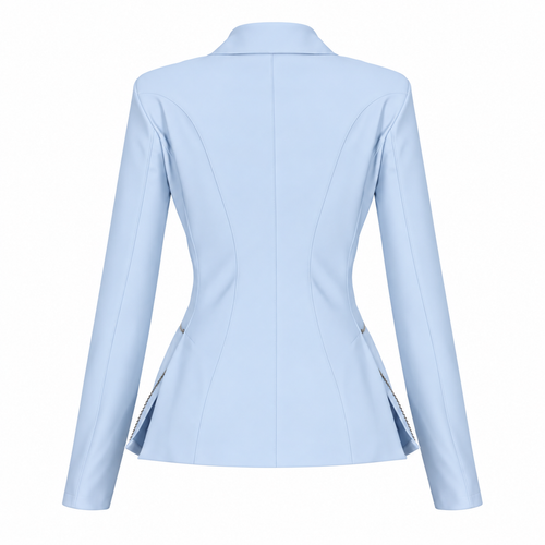 Casaca Classic Chic Competition Jacket Swarovski Azul Sereno