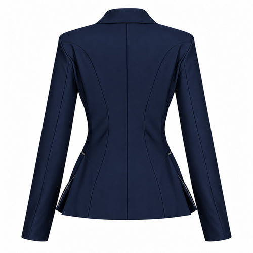 Casaca Classic Chic Competition Jacket Swarovski Marinho
