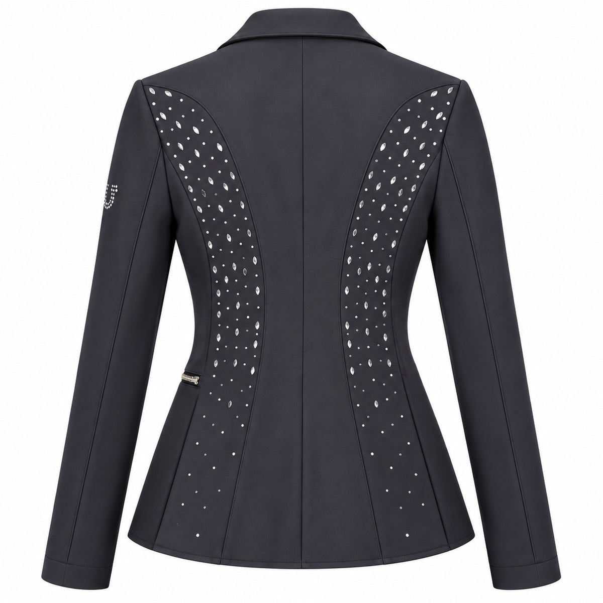 Casaca Classic Chic Competition Jacket Swarovski Preta