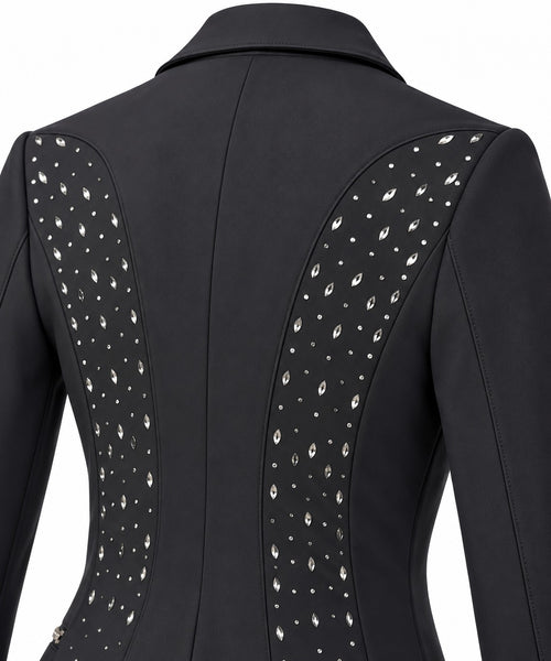 Casaca Classic Chic Competition Jacket Swarovski Infantil Preta