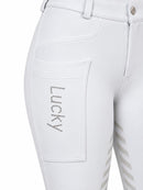 Culote Prova Hipismo Swarovski 26 - New Breeches Infantil Branco