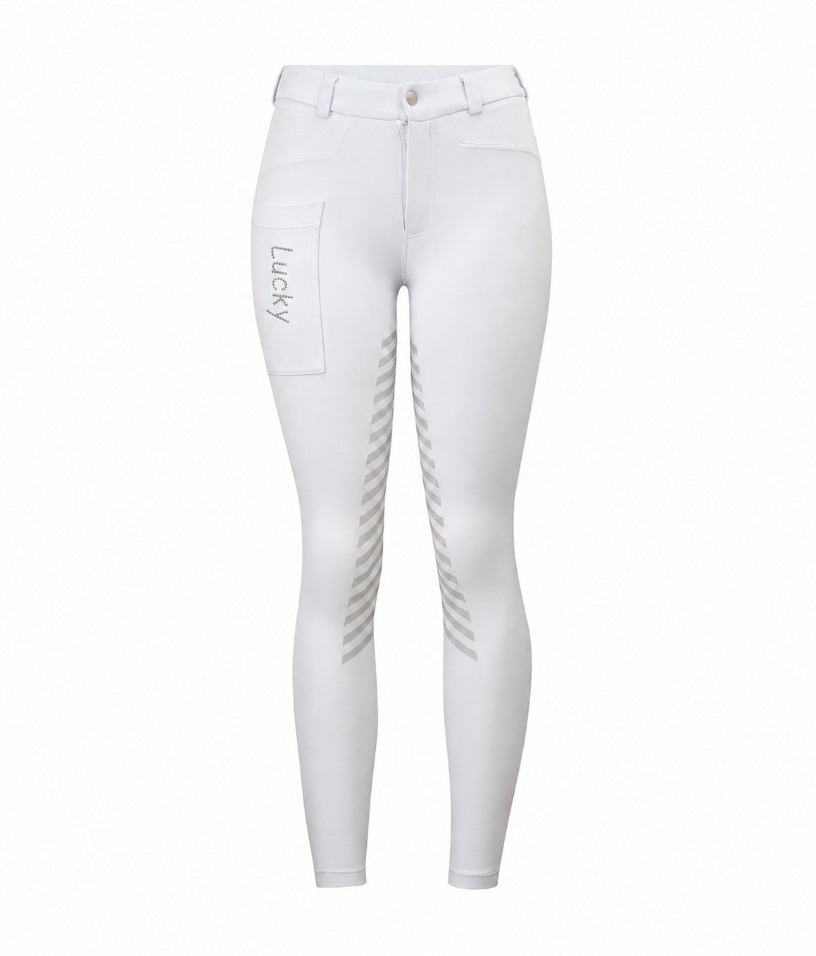 Culote Prova Hipismo Swarovski 26 - New Breeches Branco